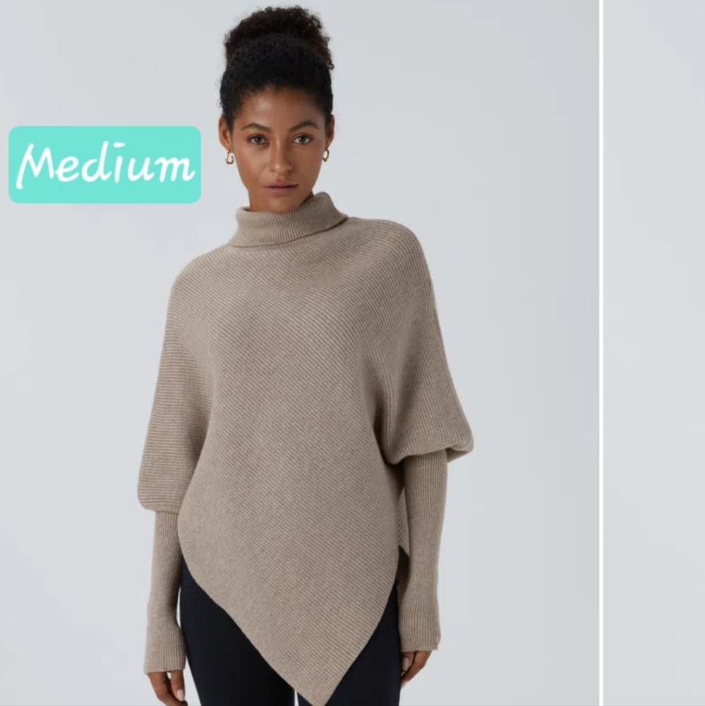 Elegant Tan Turtleneck Sweater